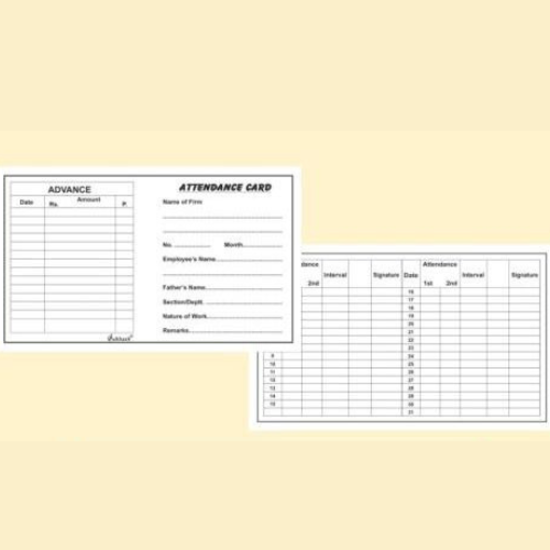 Attendance card Images
